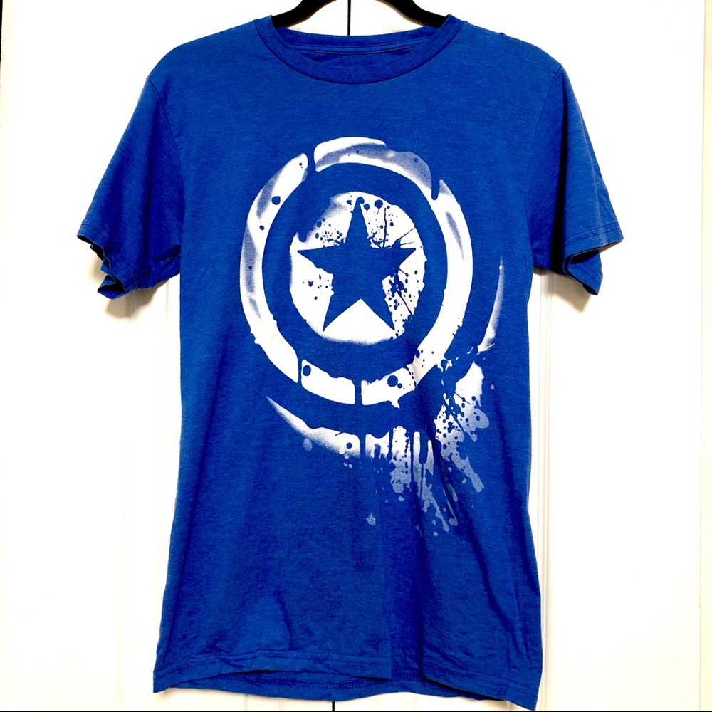 EUC Marvel Blue T-Shirt
